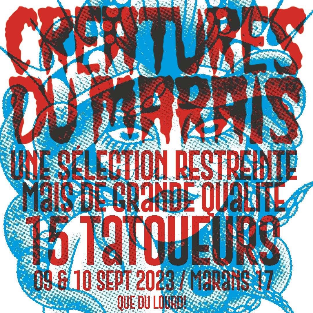 Visuel Creatures du Marais Convention tatouage à Marans